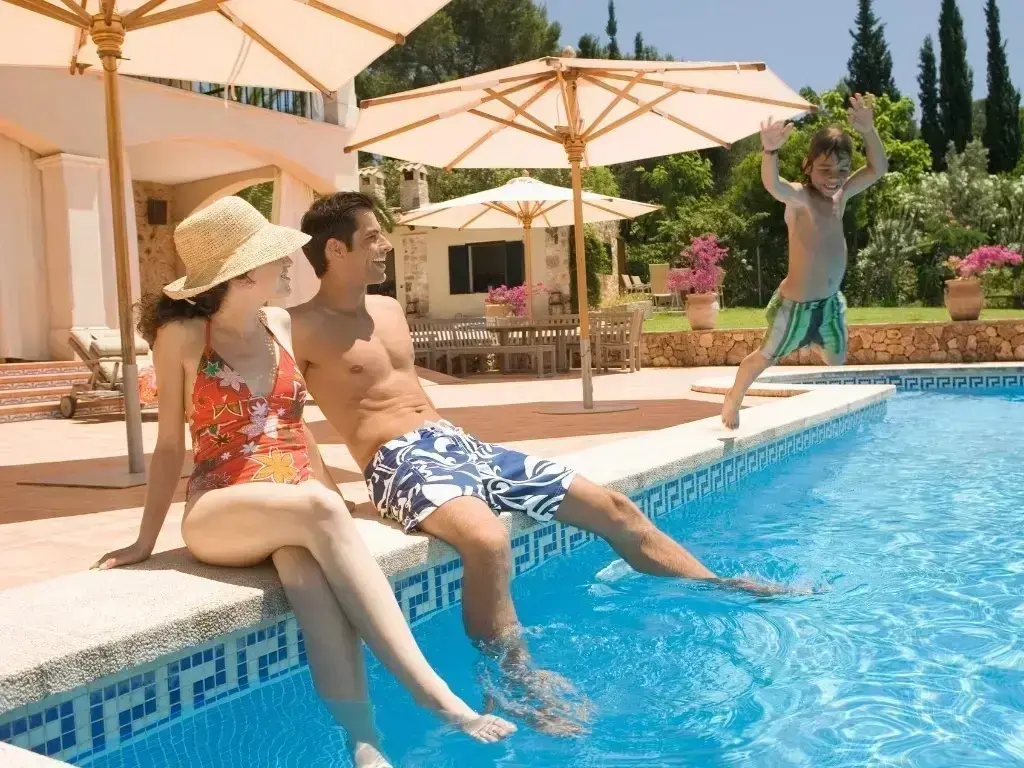 Professional Swimming Pool Builder services by Trevi Pools and Spas in Airdrie, Alberta &mdash; serving local businesses and residents